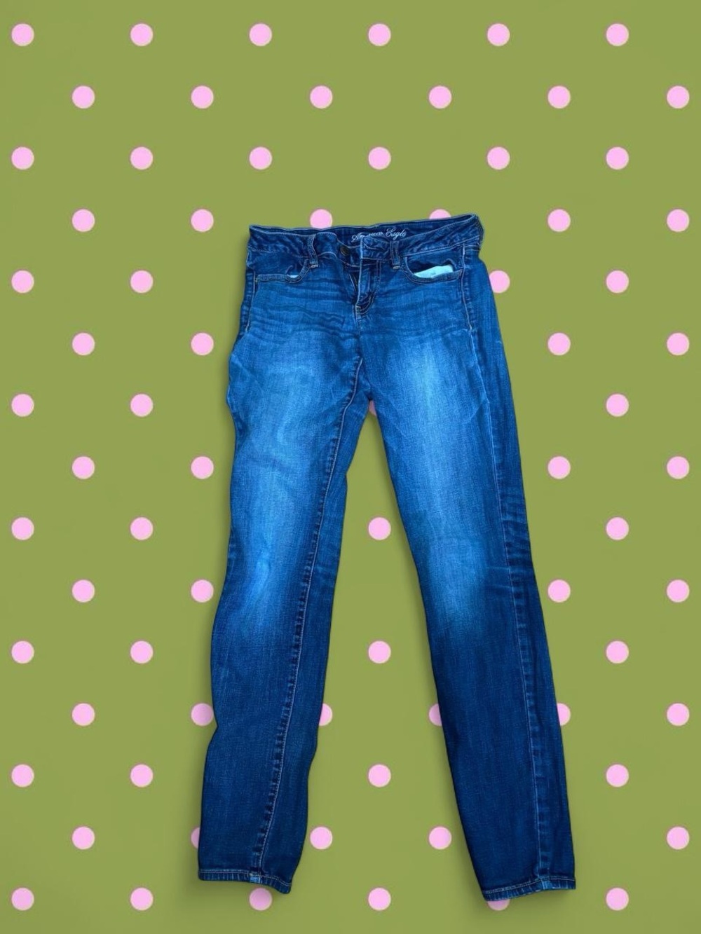 American Eagle Outfitters Women’s Skinny Jeans - Blue Wash